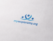 Projekt graficzny, nazwa firmy, tworzenie logo firm Logo myWspieramy.org - artoorcik