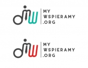 Projekt graficzny, nazwa firmy, tworzenie logo firm Logo myWspieramy.org - asia7d