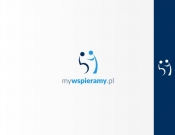Projekt graficzny, nazwa firmy, tworzenie logo firm Logo myWspieramy.org - ADesigne