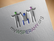 Projekt graficzny, nazwa firmy, tworzenie logo firm Logo myWspieramy.org - marcinbe