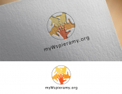 Projekt graficzny, nazwa firmy, tworzenie logo firm Logo myWspieramy.org - Aleksstr