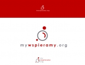 Projekt graficzny, nazwa firmy, tworzenie logo firm Logo myWspieramy.org - matuta1