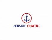 Projekt graficzny, nazwa firmy, tworzenie logo firm Logo dla domków Łebskie Chatki - TurkusArt