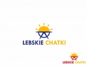 Projekt graficzny, nazwa firmy, tworzenie logo firm Logo dla domków Łebskie Chatki - TurkusArt