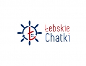 Projekt graficzny, nazwa firmy, tworzenie logo firm Logo dla domków Łebskie Chatki - ziemko