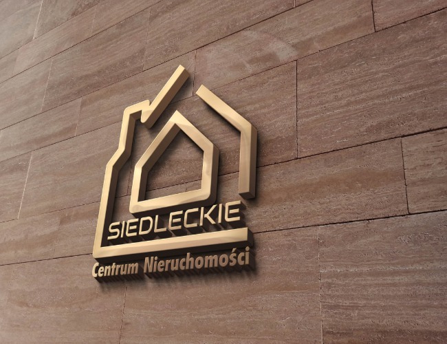 Projektowanie logo dla firm,  Lokalne biuro nieruchomości , logo firm - elwirakrzyszczak