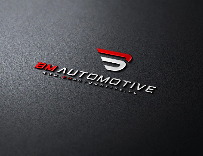 Projektowanie logo dla firm,  Logo dla firmy BM Automotive, logo firm - marcin burza