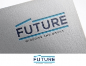 Projekt graficzny, nazwa firmy, tworzenie logo firm Logo Future Windows and Doors  - stone