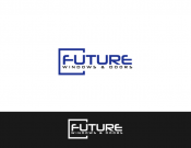 Projekt graficzny, nazwa firmy, tworzenie logo firm Logo Future Windows and Doors  - tyna