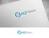 Projekt graficzny, nazwa firmy, tworzenie logo firm Logo dla firmy AQFilters - Shona