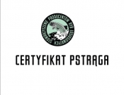 Projekt graficzny, nazwa firmy, tworzenie logo firm Logo certyfikatu pstrąga  - wlodkazik