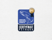 Projekt graficzny, nazwa firmy, tworzenie logo firm Logo certyfikatu pstrąga  - Kostroma