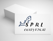 Projekt graficzny, nazwa firmy, tworzenie logo firm Logo certyfikatu pstrąga  - Mrsgrey