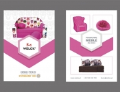 Projekt graficzny, nazwa firmy, tworzenie logo firm Ulotka na targi meble dziecięce - kruszynka