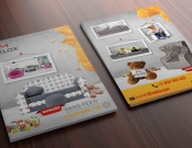 Projekt graficzny, nazwa firmy, tworzenie logo firm Ulotka na targi meble dziecięce - The Best Project