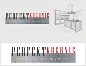 Projekt graficzny, nazwa firmy, tworzenie logo firm logo dla firmy PERFEKT KUCHNIE - Gazela