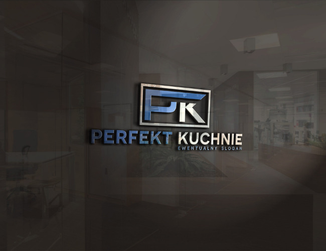 Projektowanie logo dla firm,  logo dla firmy PERFEKT KUCHNIE, logo firm - Dezyder