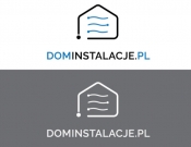 Projekt graficzny, nazwa firmy, tworzenie logo firm Logo dla dominstalacje.pl - peestan