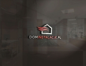 Projekt graficzny, nazwa firmy, tworzenie logo firm Logo dla dominstalacje.pl - feim