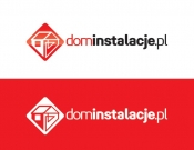 Projekt graficzny, nazwa firmy, tworzenie logo firm Logo dla dominstalacje.pl - ldmedia