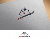 Projekt graficzny, nazwa firmy, tworzenie logo firm Logo dla dominstalacje.pl - Emdee
