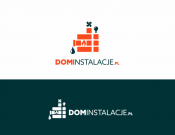 Projekt graficzny, nazwa firmy, tworzenie logo firm Logo dla dominstalacje.pl - tunada