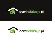 Projekt graficzny, nazwa firmy, tworzenie logo firm Logo dla dominstalacje.pl - kruszynka