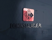 Projekt graficzny, nazwa firmy, tworzenie logo firm Logo dla dominstalacje.pl - malsta