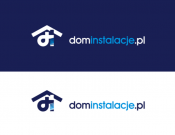 Projekt graficzny, nazwa firmy, tworzenie logo firm Logo dla dominstalacje.pl - kruszynka