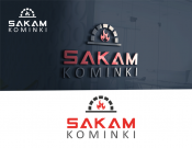 Projekt graficzny, nazwa firmy, tworzenie logo firm Logo dla sakam kominki - Wiruz