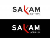 Projekt graficzny, nazwa firmy, tworzenie logo firm Logo dla sakam kominki - MAT001