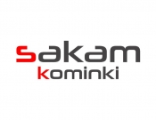 Projekt graficzny, nazwa firmy, tworzenie logo firm Logo dla sakam kominki - Lupus graphics