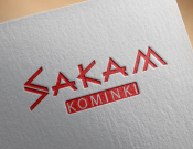 Projekt graficzny, nazwa firmy, tworzenie logo firm Logo dla sakam kominki - GraphicDesigner