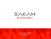 Projekt graficzny, nazwa firmy, tworzenie logo firm Logo dla sakam kominki - matuta1