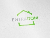 Projekt graficzny, nazwa firmy, tworzenie logo firm ENTRADOM - JetBlackPantone