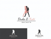 Projekt graficzny, nazwa firmy, tworzenie logo firm Para taneczna - Bachata - Duda&Kati - Kotek_Bazgrotek