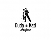 Projekt graficzny, nazwa firmy, tworzenie logo firm Para taneczna - Bachata - Duda&Kati - p.design