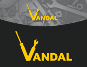 Projekt graficzny, nazwa firmy, tworzenie logo firm logo dla firmy narzedziowej VANDAL  - tunada