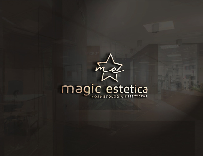 Projektowanie logo dla firm,  Kosmetologia estetyczna, logo firm - magicestetica