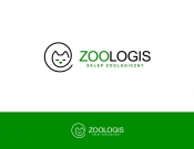 Projekt graficzny, nazwa firmy, tworzenie logo firm Logo sklepu zoologicznego online - Kotek_Bazgrotek