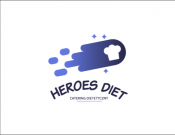 Projekt graficzny, nazwa firmy, tworzenie logo firm Logo Heroes-Diet - Kubace