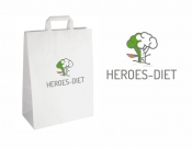 Projekt graficzny, nazwa firmy, tworzenie logo firm Logo Heroes-Diet - DiTom