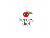 Projekt graficzny, nazwa firmy, tworzenie logo firm Logo Heroes-Diet - TragicMagic