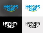 Projekt graficzny, nazwa firmy, tworzenie logo firm Logo Heroes-Diet - Piotr_dtp