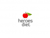 Projekt graficzny, nazwa firmy, tworzenie logo firm Logo Heroes-Diet - TragicMagic