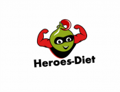 Projekt graficzny, nazwa firmy, tworzenie logo firm Logo Heroes-Diet - elene