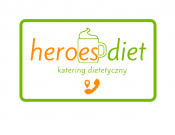 Projekt graficzny, nazwa firmy, tworzenie logo firm Logo Heroes-Diet - Dobry Grafik 