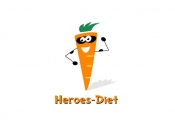 Projekt graficzny, nazwa firmy, tworzenie logo firm Logo Heroes-Diet - monteo