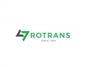 Projekt graficzny, nazwa firmy, tworzenie logo firm Logo firmy transportowej ROTRANS - stone