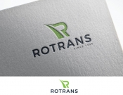 Projekt graficzny, nazwa firmy, tworzenie logo firm Logo firmy transportowej ROTRANS - stone
